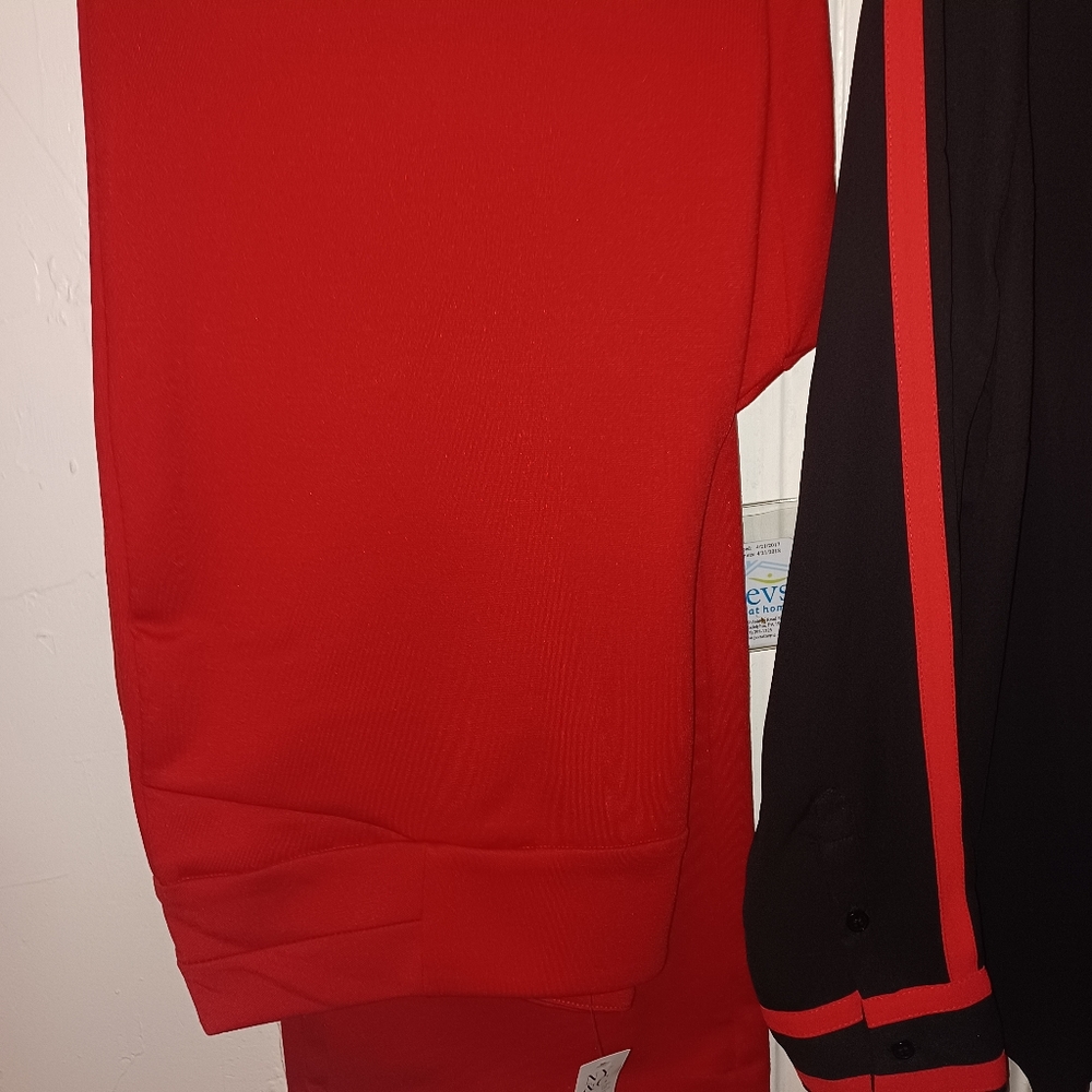 Womens pants and blouse